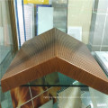 Wood Look Special Shape Aluminium Honeycomb Panels